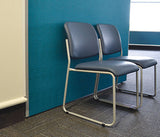 Buro Mario Visitor Chair-Meeting Room Furniture-Black-Assembled - Auckland/Christchurch-Commercial Traders - Office Furniture