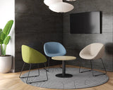 Camellia Visitor Chair-Reception Chairs-Reef Palm-Sled-Commercial Traders - Office Furniture