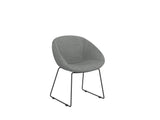 Camellia Visitor Chair-Reception Chairs-Reef Pewter-Sled-Commercial Traders - Office Furniture
