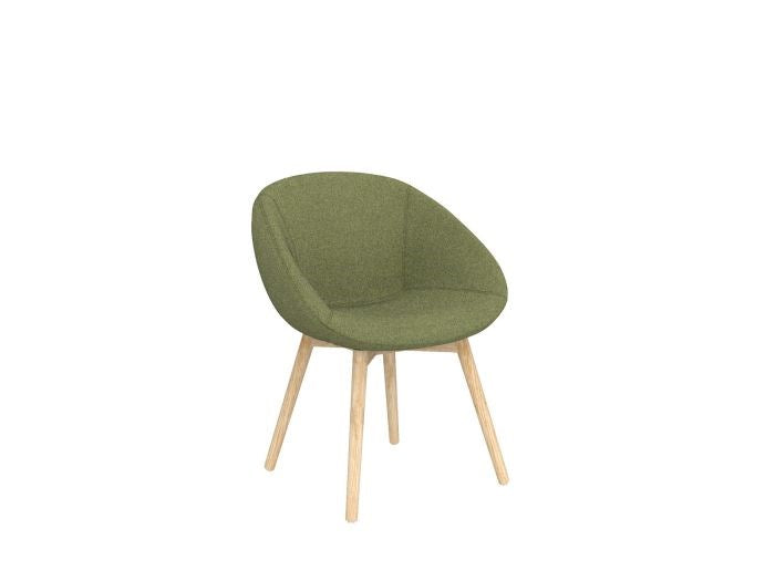 Camellia Visitor Chair-Reception Chairs-Reef Palm-Timber-Commercial Traders - Office Furniture