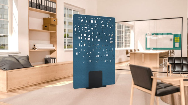 Acoustic Satori Divider-Noise Reduction-White-Commercial Traders - Office Furniture