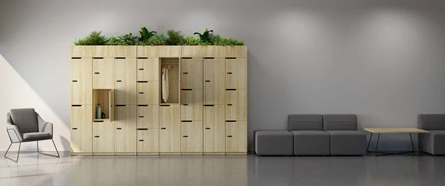 Cubit Lockers-Storage-2-Door-White-Commercial Traders - Office Furniture