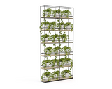 Planter Wall Frame - With Pots (No Plants)-Unclassified-Black Powdercoat-Commercial Traders - Office Furniture