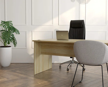 Cubit Slab End Desk-Office Desks-1200 x 600-Commercial Traders - Office Furniture