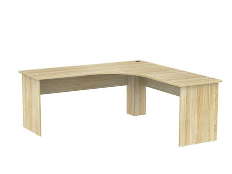 Cubit Slab End Workstation-Office Desks-1800 x 1800-Commercial Traders - Office Furniture