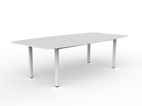 Cubit Boardroom Table-Meeting Room Furniture-White-White-Commercial Traders - Office Furniture