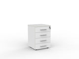 Cubit Under Desk Drawers-Storage-White-4 Drawers-White-Commercial Traders - Office Furniture