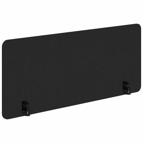 Sonic Acoustic Side Mount Screen - 800mm High-Acoustic-Charcoal Grey-800 X 1200-Black-Commercial Traders - Office Furniture