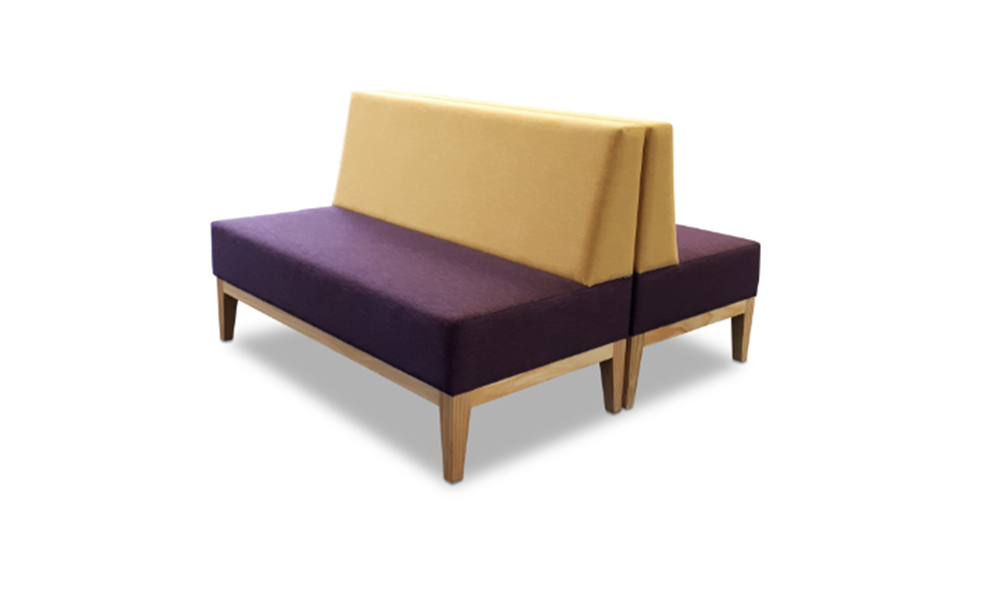 Easton 2 Seater-Reception Furniture-2 Seater-Lustrell (Vinyl)-Commercial Traders - Office Furniture