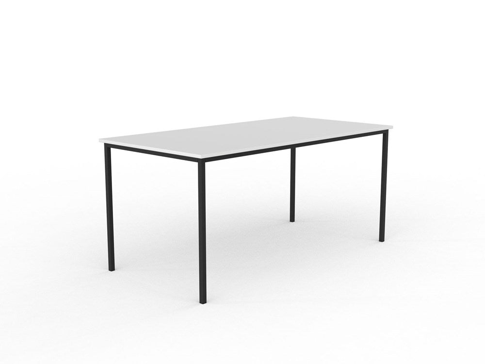 Ergoplan Canteen Table-Lunchroom Tables-1600 x 800-White-Commercial Traders - Office Furniture