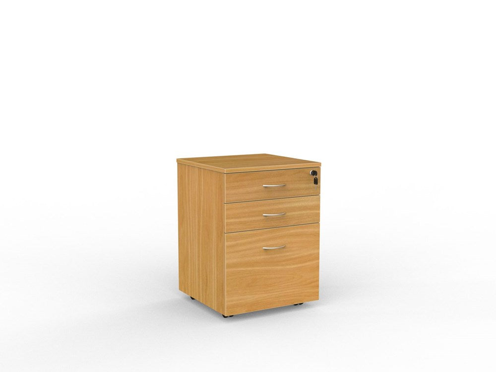 Ergoplan Under Desk Drawers-Storage-Tawa-2 Drawer and File-Locking-Commercial Traders - Office Furniture