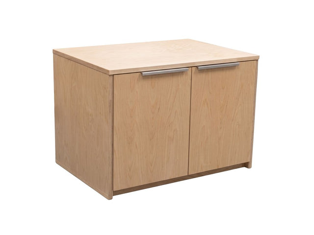 Essentials Printer Cupboard-Office Storage-Affinity Maple-North Island-Commercial Traders - Office Furniture
