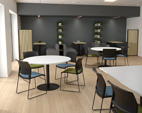 Mote Chair - Padded Seat and Back-Meeting Room Furniture-White-Breathe-White-Commercial Traders - Office Furniture