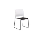 Mote Chair - Padded Seat and Back-Meeting Room Furniture-White-Breathe-White-Commercial Traders - Office Furniture