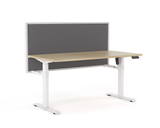 Haven Boost Height Adjustable Desk 1500 W-Desking-White-White-Commercial Traders - Office Furniture