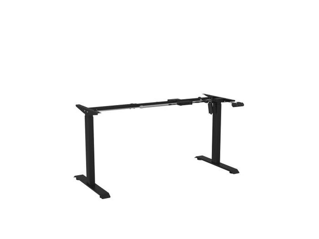 Haven Boost Electric Adjust Desk - Frame Only-Desking-1200mm - 1800mm-Black-Commercial Traders - Office Furniture
