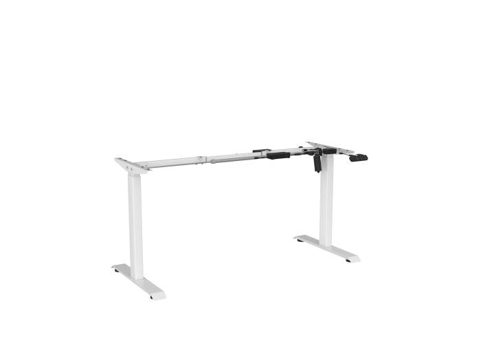 Haven Boost Electric Adjust Desk - Frame Only-Desking-1200mm - 1800mm-White-Commercial Traders - Office Furniture