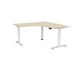 Haven Electric Corner Workstation-Desking-1500 x 1500-Nordic Maple-White-Commercial Traders - Office Furniture