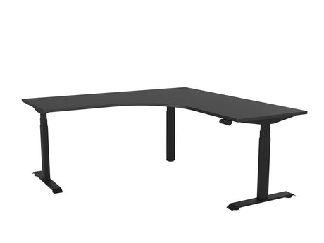 Haven Electric Corner Workstation-Desking-1800 x 1800-Black-Black-Commercial Traders - Office Furniture