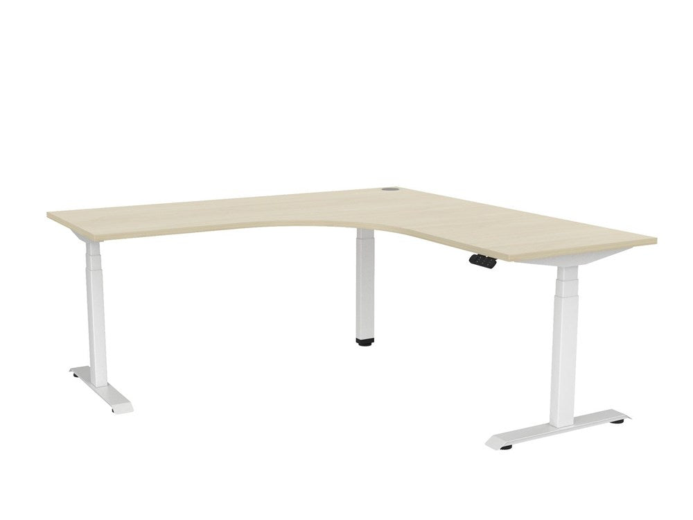 Haven Electric Corner Workstation-Desking-1800 x 1800-Nordic Maple-White-Commercial Traders - Office Furniture