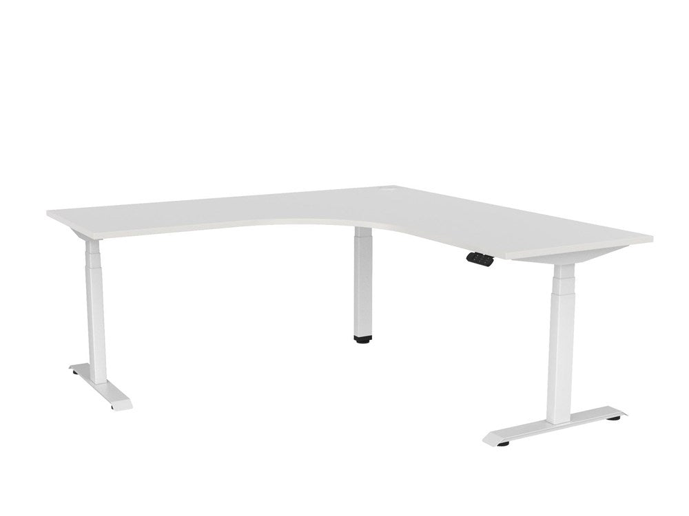 Haven Electric Corner Workstation-Desking-1800 x 1800-White-White-Commercial Traders - Office Furniture