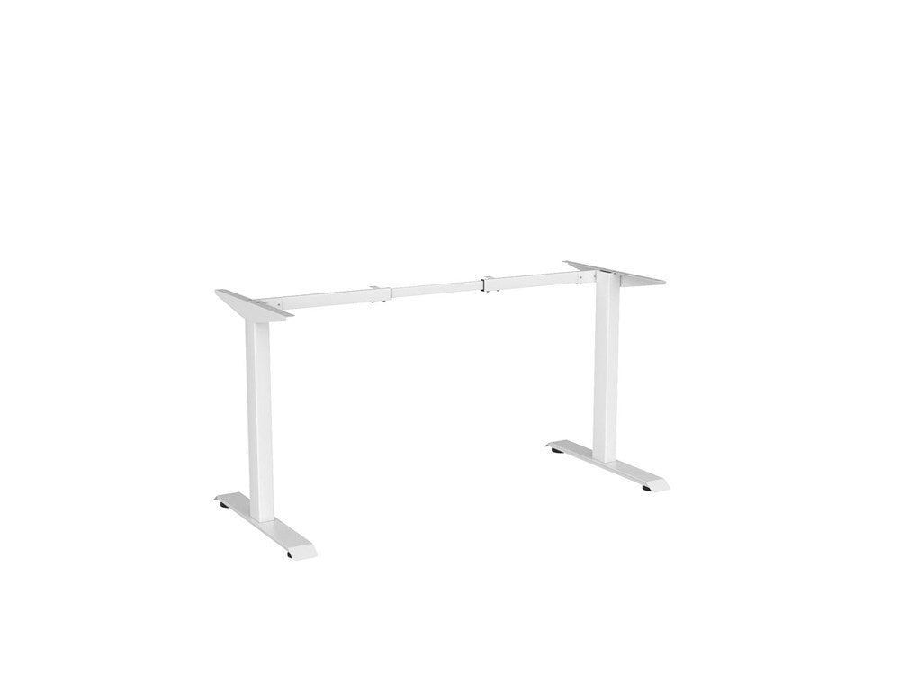 Haven Fixed Height Desk - Frame Only-Desking-1200-1800mm-Black-Commercial Traders - Office Furniture
