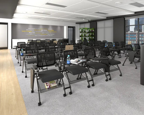 Hub Meeting Chair-Meeting Room Furniture-Standard Black-Commercial Traders - Office Furniture