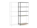 Kubix Shelving Middle Section-Storage-Atlantic Oak-Commercial Traders - Office Furniture