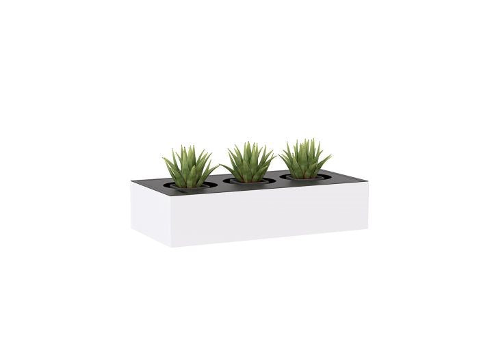 Kubix Planter Box-Storage-White-Commercial Traders - Office Furniture