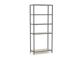Kubix Shelving Full Unit-Storage-Atlantic Oak-Commercial Traders - Office Furniture