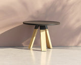 Ligna Coffee Table-Coffee Tables-600 Round-White-Commercial Traders - Office Furniture