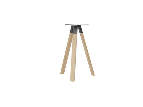 Ligna Bar Leaner Frame-Barleaners-900 Round-Commercial Traders - Office Furniture
