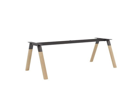 Ligna Boardroom Table Frame 2.4m-Meeting Room Furniture-Commercial Traders - Office Furniture