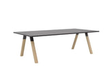 Ligna Boardroom Table 2.4m-Meeting Tables-Black-Commercial Traders - Office Furniture