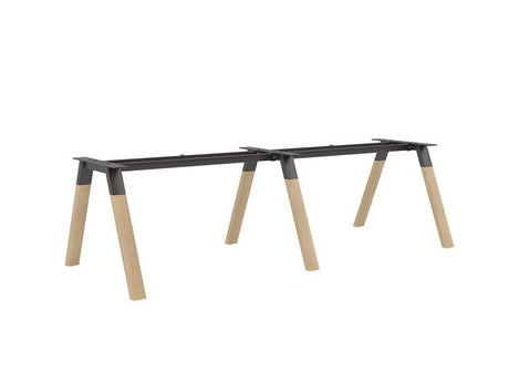 Ligna Boardroom Table Frame 3m-Meeting Room Furniture-Oak-Commercial Traders - Office Furniture