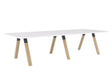 Ligna Boardroom Table 3m-Meeting Tables-Oak-White-Commercial Traders - Office Furniture