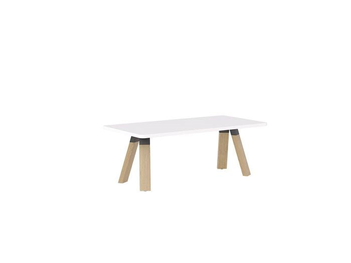 Ligna Coffee Table-Coffee Tables-1200 x 600-White-Commercial Traders - Office Furniture