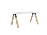 Ligna Desk-Desks-1600 x 800-White-Commercial Traders - Office Furniture