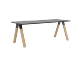 Ligna Desk-Desks-2000 x 800-Black-Commercial Traders - Office Furniture