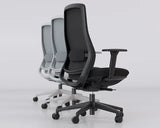 Lume Mesh Chair-Office Chairs-Black-Unassembled-Commercial Traders - Office Furniture