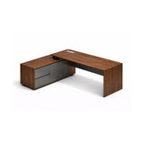 Maxim Executive Desk with Side Cabinet