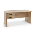 Oki Straight Desk with Drawers-Desks-1200-Commercial Traders - Office Furniture