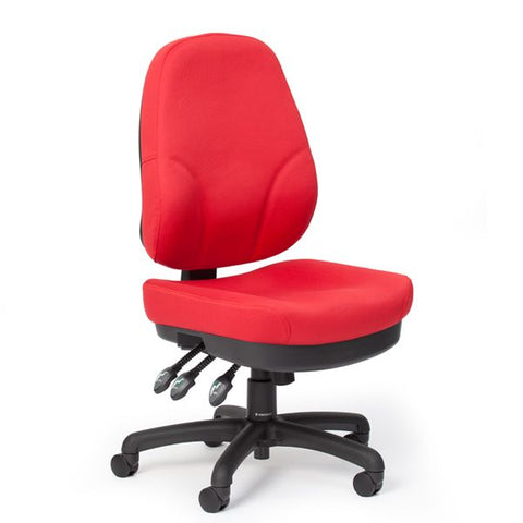 Plymouth Highback Office Chair-Office Chairs-Crown-No Arms Thanks-Commercial Traders - Office Furniture
