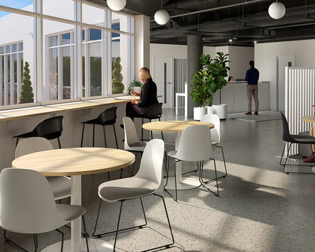 Cubit Polo Table-Unclassified-White-Commercial Traders - Office Furniture