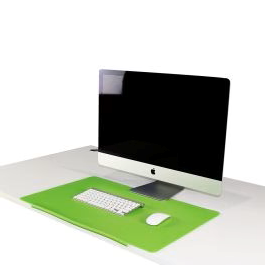 PVC Desk Mat-Mats-Lime-Commercial Traders - Office Furniture
