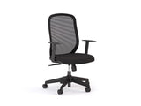 Essentials Boardroom Table 2400 x 1200 with Flex Chair package-Meeting Room Furniture-Affinity Maple-Black Disc-North Island Delivery (Ground Floor)-Commercial Traders - Office Furniture