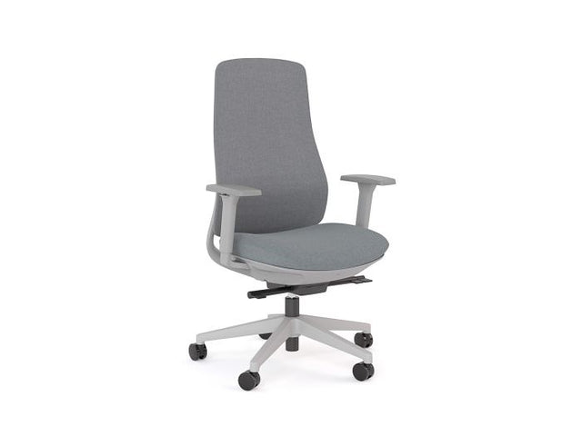 Lume Mesh Chair-Office Chairs-Grey-Unassembled-Commercial Traders - Office Furniture
