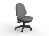 Plymouth Executive Task Chair-Office Chairs-Breathe Alloy Grey-No Arms Thanks-Commercial Traders - Office Furniture