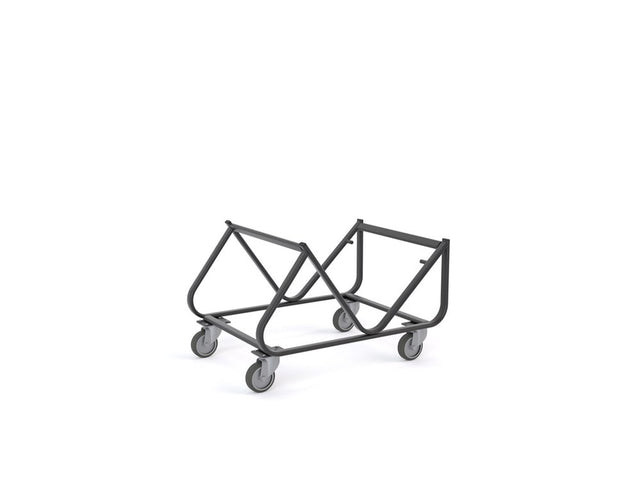 Stax Trolley-Lunchroom Chairs-Black-Black-Commercial Traders - Office Furniture
