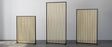 Studio Divide - 1800h x 1200w-Office Partitons-Black-Atlantic Oak-90 Degree-Commercial Traders - Office Furniture